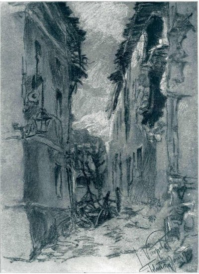 Street in Tolmin by Ivan Vavpotic
